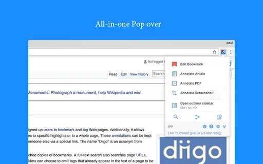 I-download ang Diigo Web Collector – Bookmark at Annotate nang Libre - Screenshot 1