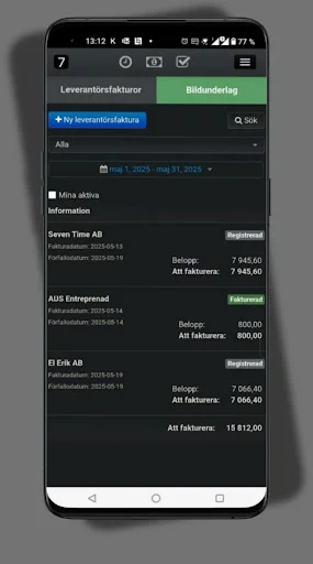 I-download ang Seven Time – App para sa Time Recording at Invoicing - Screenshot 5