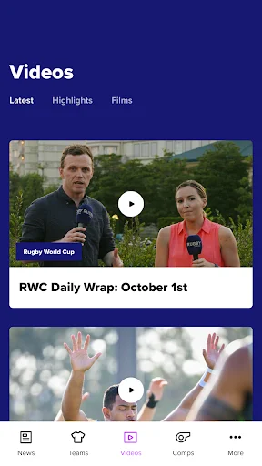 I-download ang Rugby Xplorer App – Opisyal na Rugby News at Videos - Screenshot 4