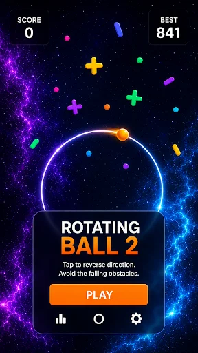 I-download ang Rotating Ball: The Hard Game – Hamunin ang Iyong Reflex - Screenshot 1