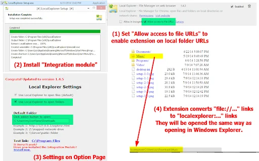 I-download ang Local Explorer – Buksan ang Local Files sa Chrome - Screenshot 4