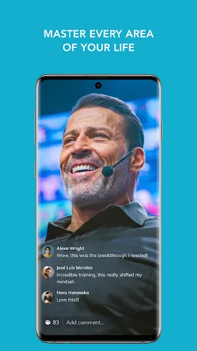 I-download ang Tony Robbins Arena: Gabay sa Tagumpay at Training - Screenshot 1