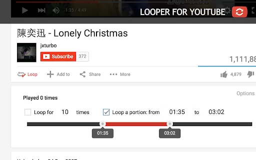 Looper for YouTube: I-loop ang Videos nang Madali – Free Download - Screenshot 2