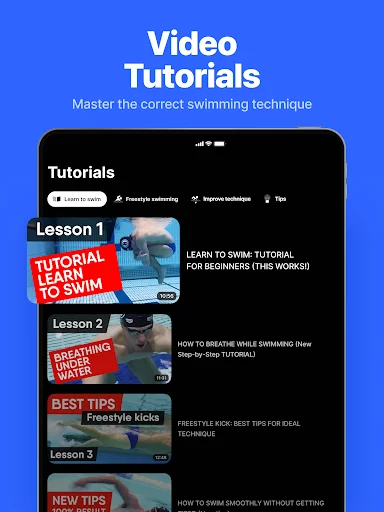 I-download ang SwimUp – Ang Iyong Personal na Swimming Coach - Screenshot 10